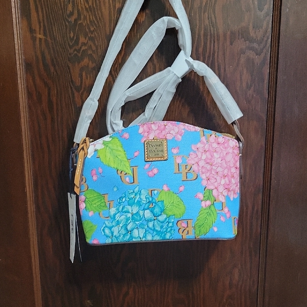Dooney & Bourke Floral Blue Crossbody Bag